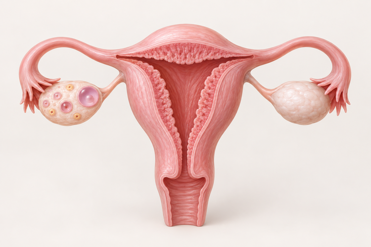 생리를 미루려면 경구피임약을 언제부터 먹어야 하나요? 관련 해부 구조 그림