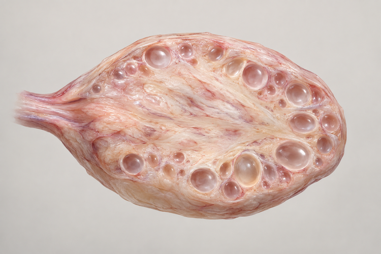 다낭성난소증후군, 어떤 신호가 보이면 의심해야 할까요? 관련 해부 구조 그림